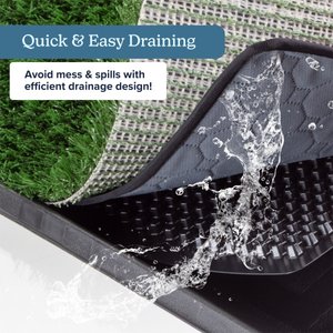 Pet Adobe Artificial Grass Replacement Dog Mat, 3 count, Large