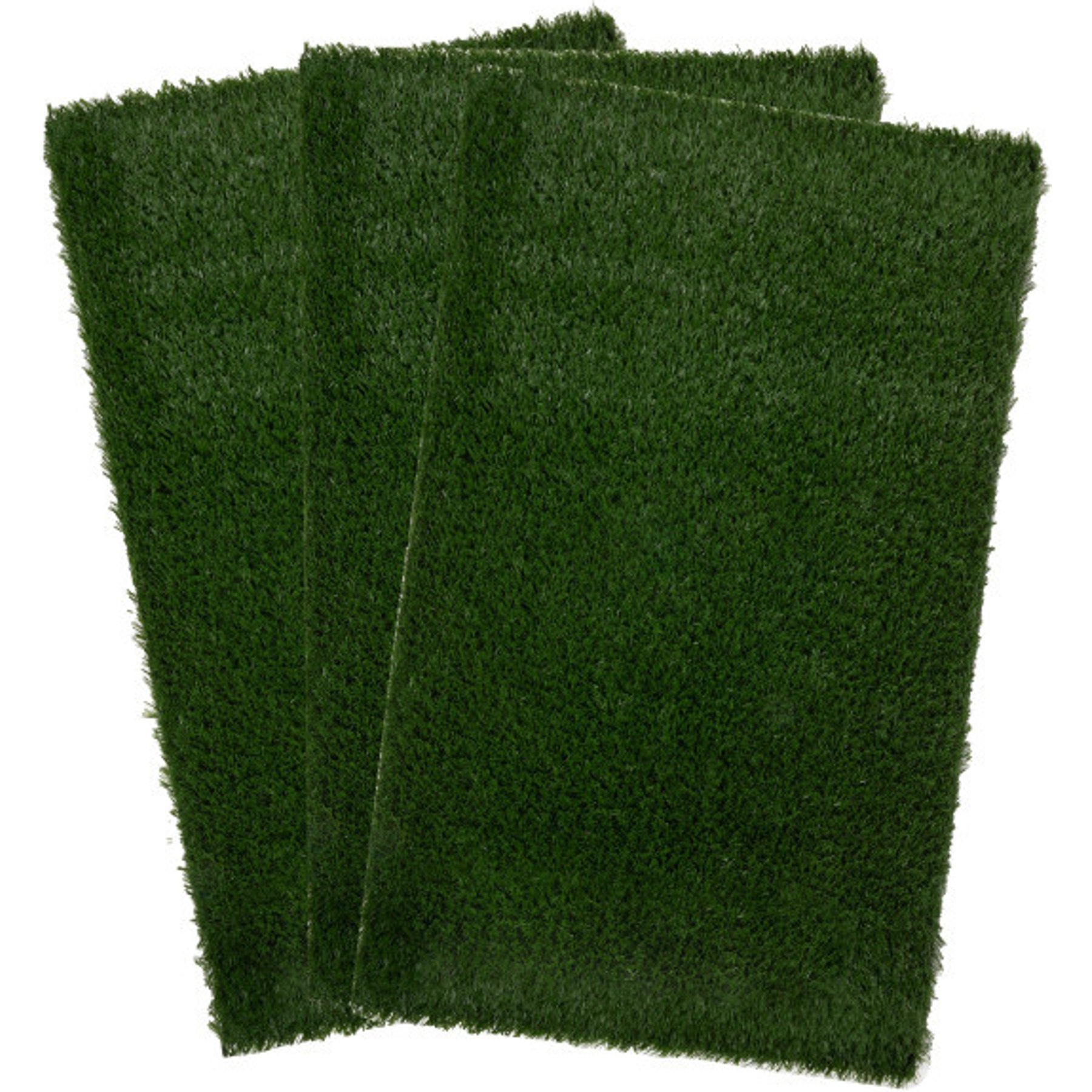 Pet Adobe Washable Artificial Grass Dog Pee Pads Refill, 3 count, Large: 35.5 x 23.5-in