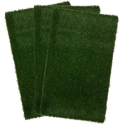 Pet Adobe Pet Adobe Washable Artificial Grass Dog Pee Pads Refill, 3 count, Large: 35.5 x 23.5-in