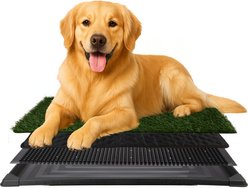 Pet Adobe Artificial Grass Potty Trainer Dog Mat, Large, 4-Layer