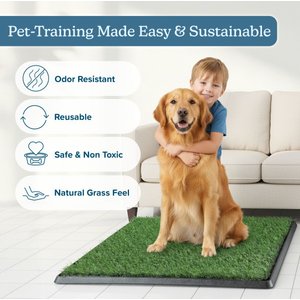 Pet Adobe Artificial Grass Replacement Dog Mat, 3 count, Large
