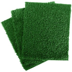 Pet Adobe Artificial Grass Replacement Dog Mat, 3 count, Large