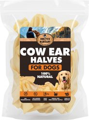 Brutus & Barnaby Premium Half Cow Ears Natural Dog Chew, 15 count