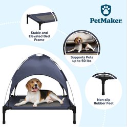 Pet Adobe Elevated Canopy Dog Bed, Medium slide 2 of 9