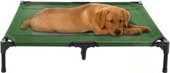 Pet Adobe Elevated Dog Bed, Green, Large