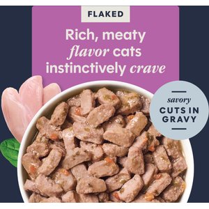 Instinct Flaked Real Rabbit Entree in Gravy Wet Cat Food, 3-oz can, case of 24