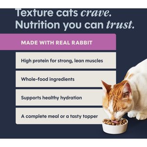 Instinct Flaked Real Rabbit Entree in Gravy Wet Cat Food, 3-oz can, case of 24