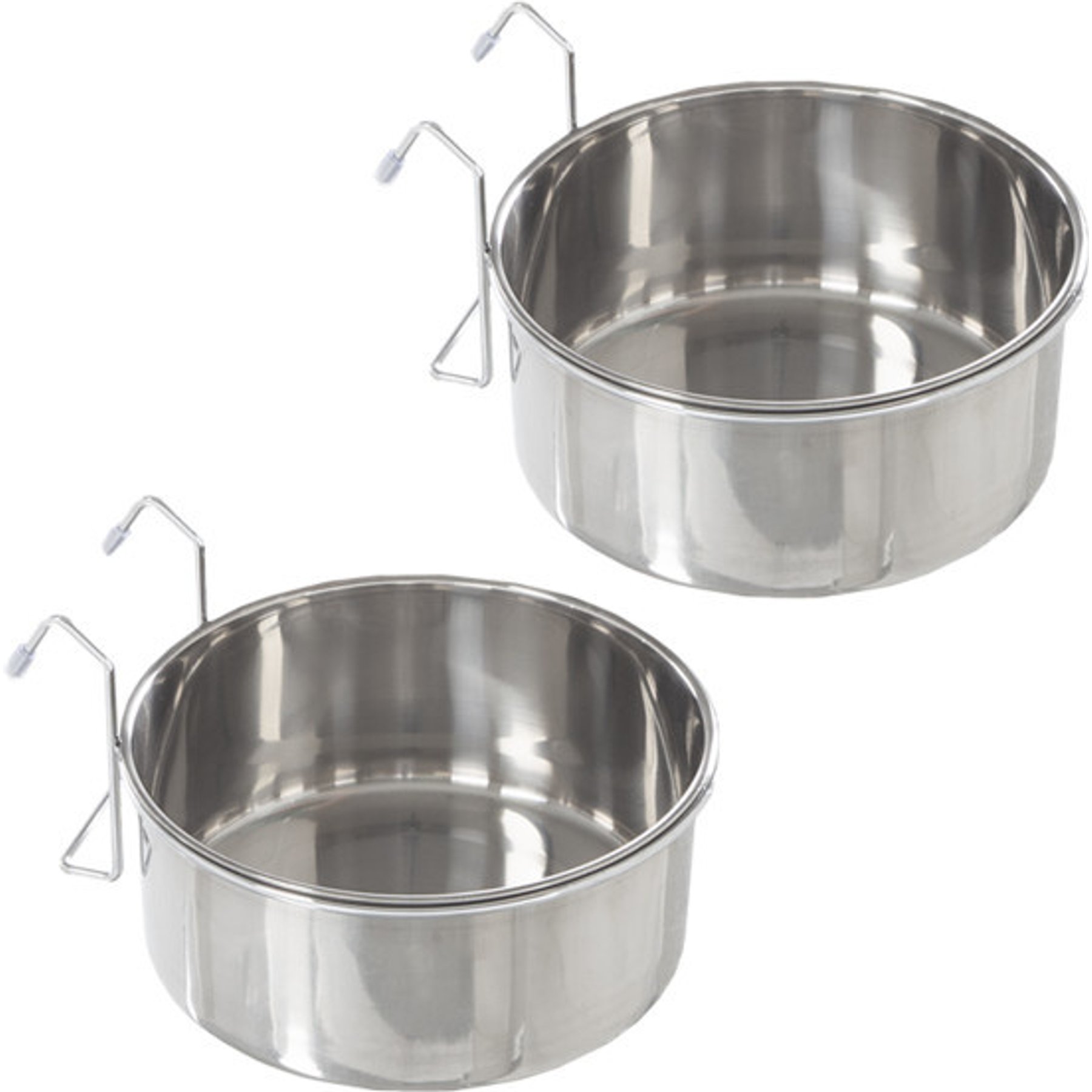 Pet Adobe Stainless-Steel Hanging Dog & Cat Bowl Set