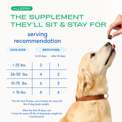 Show full view: Native Pet Allergy & Immune Chews Allergy Relief Supplement for Dogs, 30 count slide 6 of 8