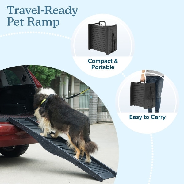 Moe Ramp Out of Stock - PET ADOBE Nonslip with Raised Sides Dog Ramp, Black ...