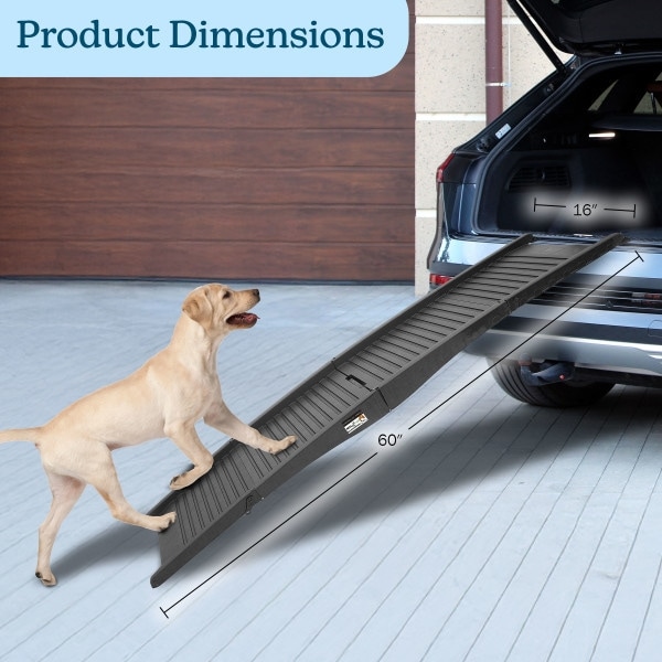 Moe Ramp Out of Stock - PET ADOBE Nonslip with Raised Sides Dog Ramp, Black ...