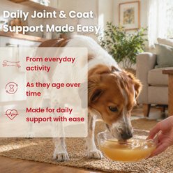 PupSip Collagen Peptides Joint Mobility & Skin + Coat Supplement for Dogs, 14 count slide 2 of 9