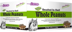 FM Brown's Song Blend Unsalted-In-Shell Whole Peanuts Wild Bird Food, 25-lb box