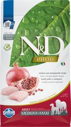 Farmina N&D Prime Chicken & Pomegranate Medium & Maxi Adult Grain-Free Dry Dog Food, 5.5-lb bag