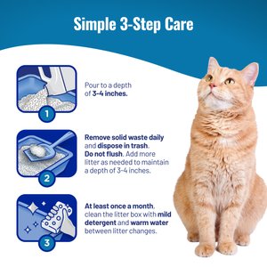 Cat's Pride Max Power Total Odor Control Unscented Clumping Cat Litter, 15-lb jug