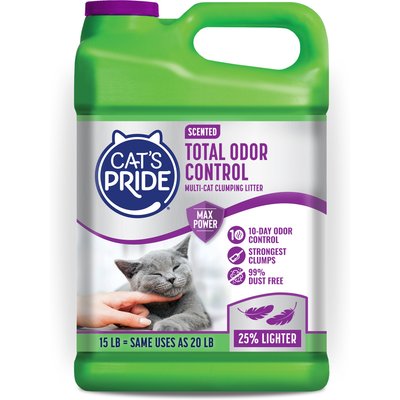 Cat's Pride Cat's Pride Premium Fresh & Light Scoopable Cat Litter, 15-lb jug