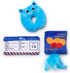 Quirky Kitty First Class Catnip Plush Cat Toy, Multicolor, Medium, 3 count slide 2 of 4