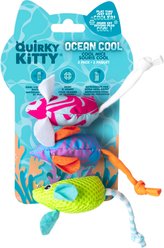 Quirky Kitty Ocean Cool Seaweed Tumblers Interactive Catnip Ball Cat Toy, Multicolor, Medium