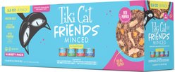 Tiki Cat Friends Variety Pack Grain-Free Wet Cat Food, 5.5-oz can, case of 8