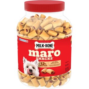 Milk-Bone MaroSnacks Real Bone Marrow Dog Treats, 40-oz tub