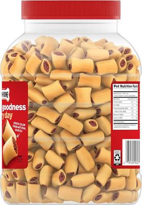 Show full view: Milk-Bone MaroSnacks Real Bone Marrow Dog Treats, 40-oz tub slide 9 of 10