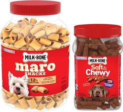 Milk-Bone MaroSnacksReal Bone Marrow + Beef & Filet Mignon Recipe Dog Treats
