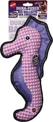 Spot Dura-Fuse Seahorse Asstd Plush Dog Toy, Purple, 14-in