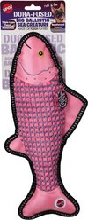 Spot Dura-Fuse Fish Asstd Plush Dog Toy, Pink, 14.5-in