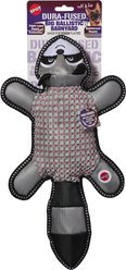 Spot Dura-Fuse Raccoon Plush Dog Toy, Grey/Black/White
