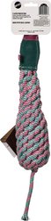 Spot Dura-Fuse Leather Bottle Duck Plush Dog Toy, Blue/Red, 16-in slide 2 of 2