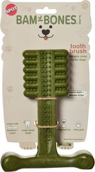 Spot Bambone+ Toothbrush Mint Dog Toy, Green, 7-in, 1 count