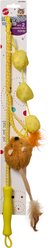 Spot Loopity Loop Wand Mouse/Cheese Plush Cat Toy, Brown/Yellow