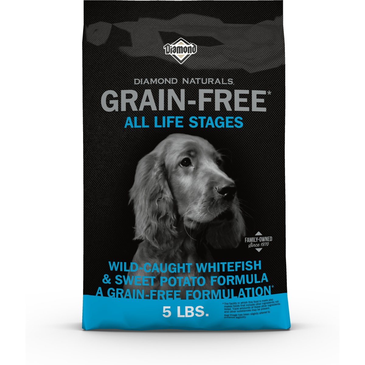 Diamond Naturals Whitefish & Sweet Potato Dry Dog Food, 5lb