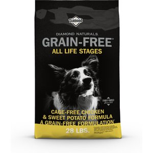 Diamond Naturals Grain-Free Chicken & Sweet Potato Formula Dry Dog Food, 28-lb bag