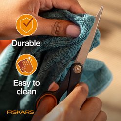 Fiskars Pet Trimming Scissors, Orange/Black, 6.75-in slide 2 of 9