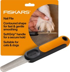 Fiskars Pet Nail File, Orange/Black, 7.25-in