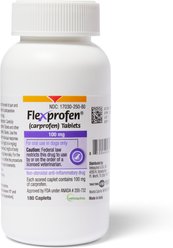 Flexprofen (carprofen) Tablets for Dogs, 100mg, 120 Tablets