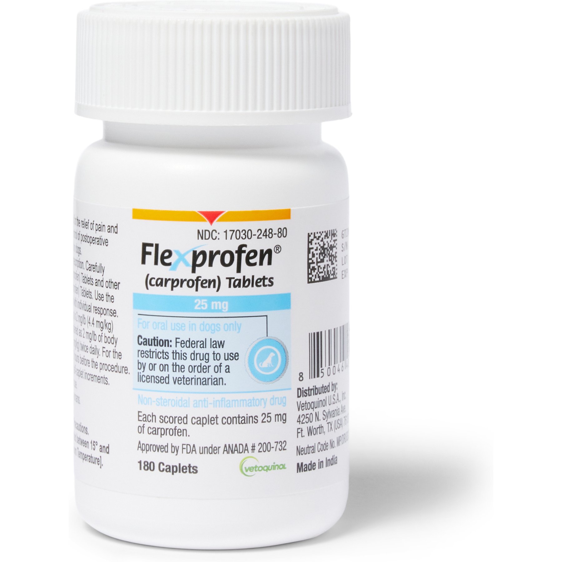 Flexprofen (carprofen) Tablets for Dogs, 25mg, 30 Tablets