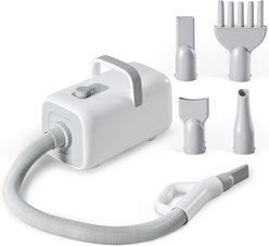 Bencmate Speed Temperature Adjustable Dog Grooming Kit with Heater, 12.64 x 6.69 x 8.82-in, White