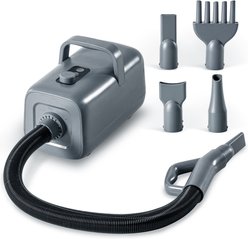 Bencmate Speed Temperature Adjustable Dog Grooming Kit with Heater, 12.64 x 6.69 x 8.82-in, Grey
