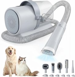 Bencmate Dog Grooming Clipper, Hair Trimmer with 2.5-L Cup, 13.27x 5.98 x 8.19-in, Grey