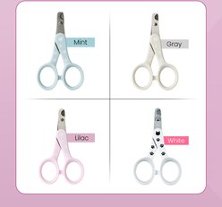 Necoichi Purrcision Stainless Steel Indoor Cat Nail Clipper, Lilac slide 2 of 9