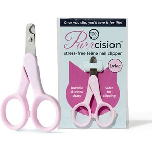 Necoichi Purrcision Stainless Steel Indoor Cat Nail Clipper, Lilac