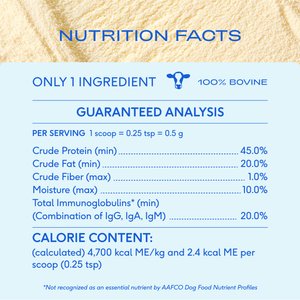 Native Pet Colostrum Immune System Powder Supplement for Dogs, 2.2-oz