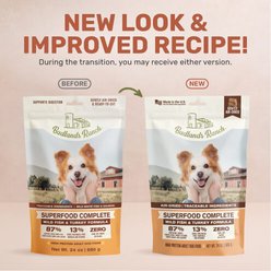 Badlands Ranch Superfood Complete Grain-Free Wild Fish & Turkey Air-Dried Dog Food, 24-oz bag slide 2 of 5