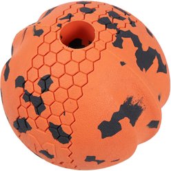 Non-stop Dogwear Ball Dog Toy, Orange/Black, 70 x 70-mm