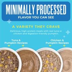 Tiki Cat Friends Mousse Tuna, Pumpkin & Tilapia Grain-Free Wet Cat Food, 2.8-oz pouch, case of 12 slide 2 of 9