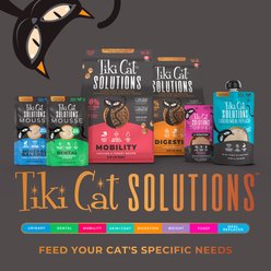 Tiki Cat Solutions Supplements Mobility Wet Cat Food Topper, 5.6-oz pouch slide 2 of 9