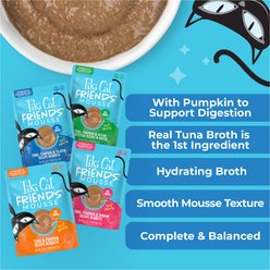Tiki Cat Friends Mousse Tuna Variety Pack Grain-Free Wet Cat Food, 2.8-oz pouch, case of 12 slide 2 of 9