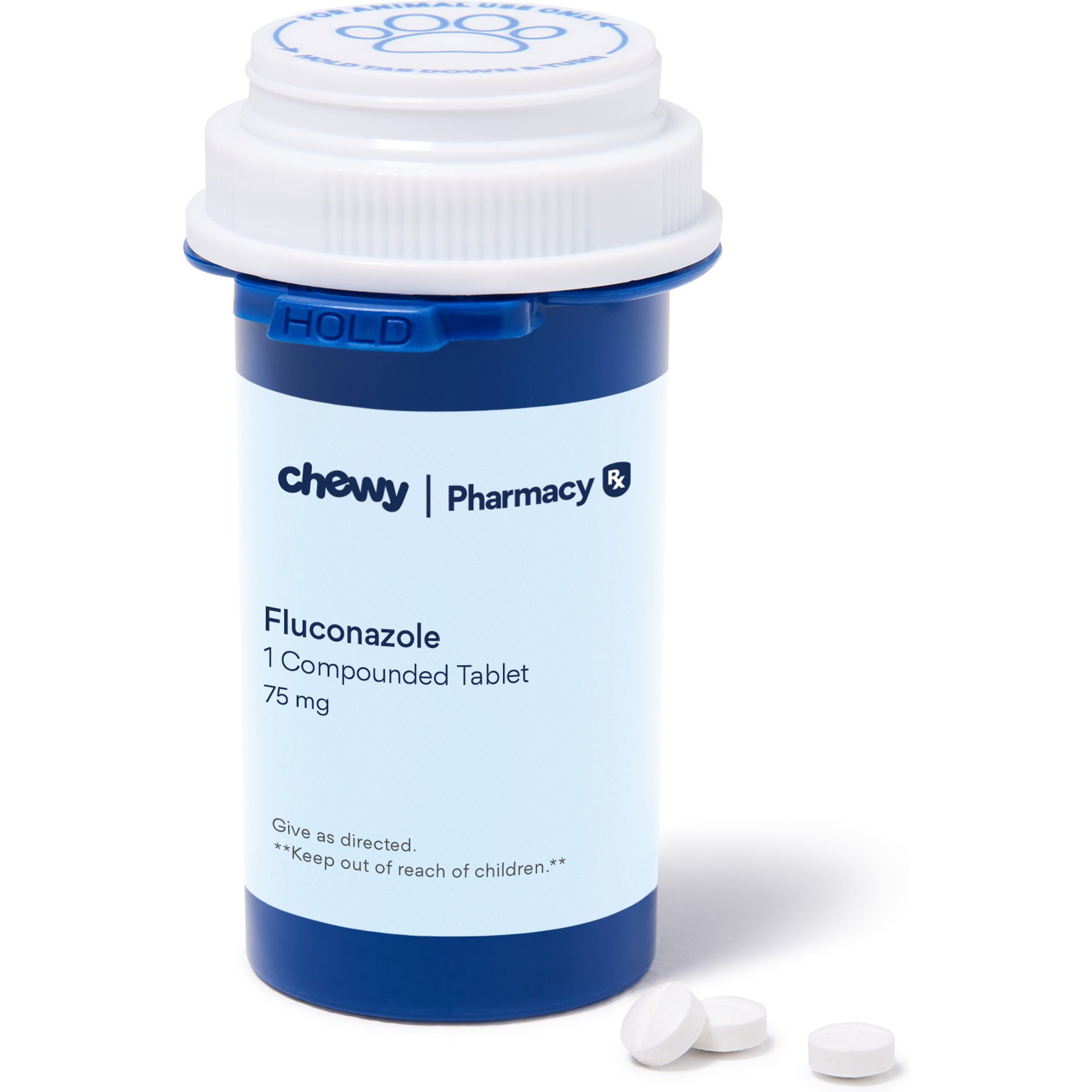 Fluconazole Compounded Bisect Tablet, 75 mg, 180 tablets for Veterinary use